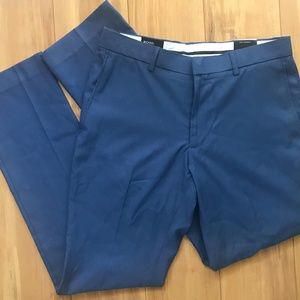 NWT Michael Brandon 32x32 Navy Blue Dress Pants